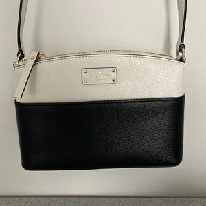 Kate Spade Grove Street Millie Black & White Leather Crossbody